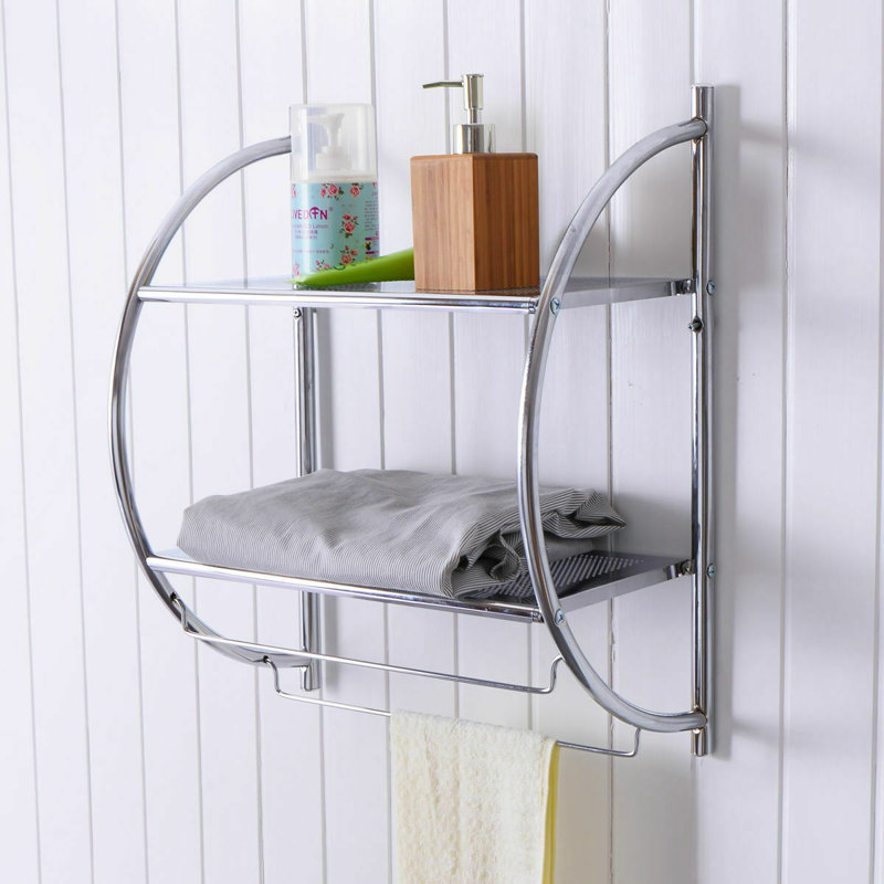 2Tier Wall Mount Towel Rack Wayfair